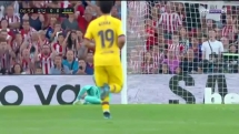 Athletic Bilbao 1-0 Barcelona: Vắng Messi, Barca thua trận phút 89