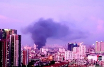 Cháy lớn ở Nguyễn Xiển - Tân Triều