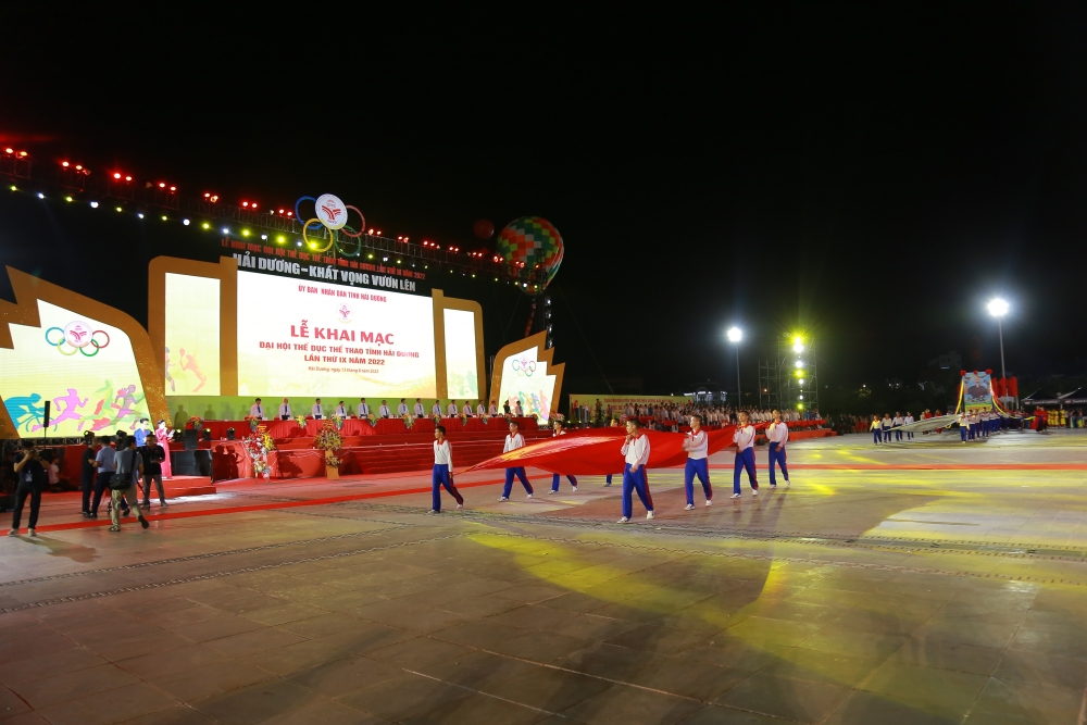 Khai mạc Đại hội Thể dục thể thao tỉnh Hải Dương lần thứ IX: Bay cao, bay xa lên một tầm cao mới