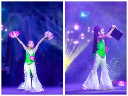 Á quân Nguyễn Minh Châu tỏa sáng với tài năng múa sen ảo thuật