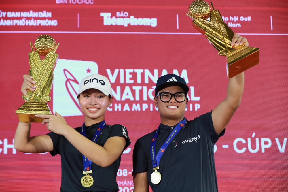 Nguyễn Nhất Long, Lê Chúc An vô địch Giải Golf Quốc gia năm 2023