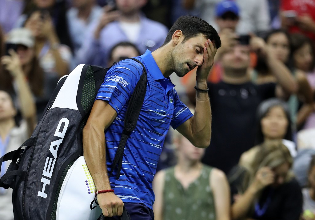 Đau vai, Novak Djokovic bỏ cuộc ở vòng 4 Mỹ mở rộng 2019