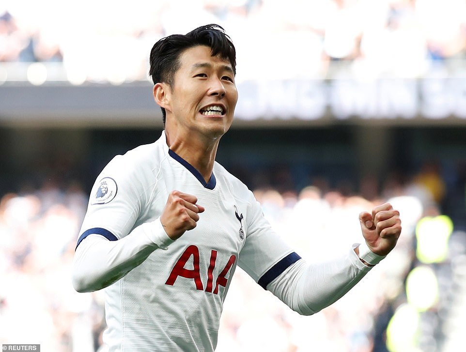 son heung min choi sang tottenham dai thang 4 sao