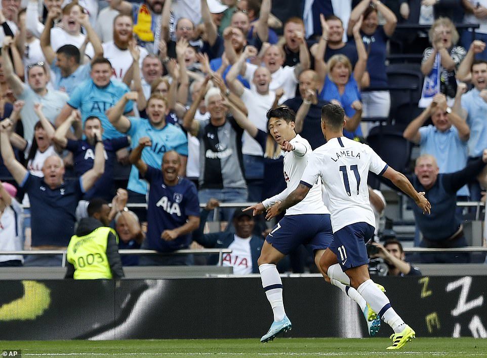 son heung min choi sang tottenham dai thang 4 sao