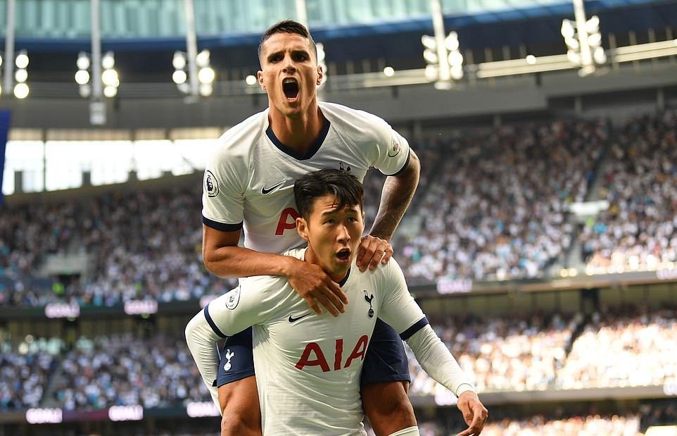 son heung min choi sang tottenham dai thang 4 sao