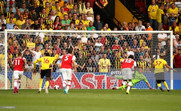 watford 2 2 arsenal cong lam thu pha phao thu nhoc nhan kiem 1 diem