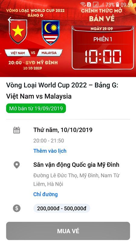 ve xem tran viet nam vs malaysia dot 1 ban het trong chop mat