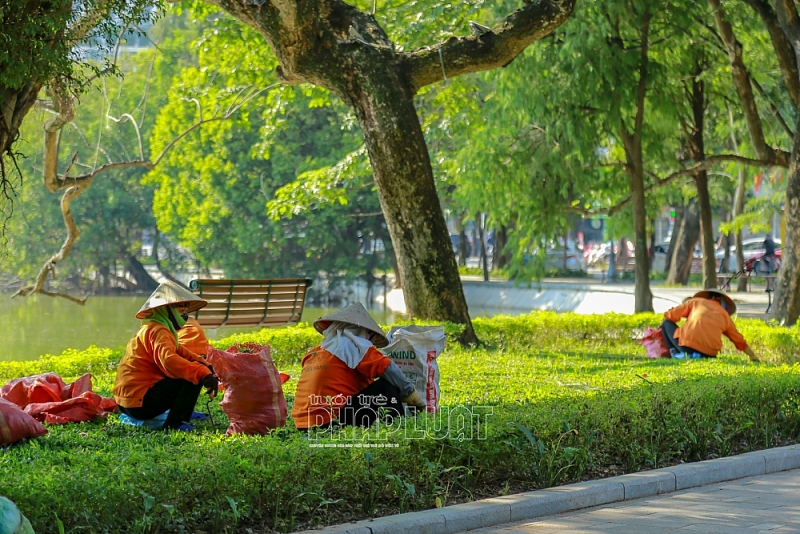 Chùm ảnh: Có một mùa Thu Hà Nội khác lạ