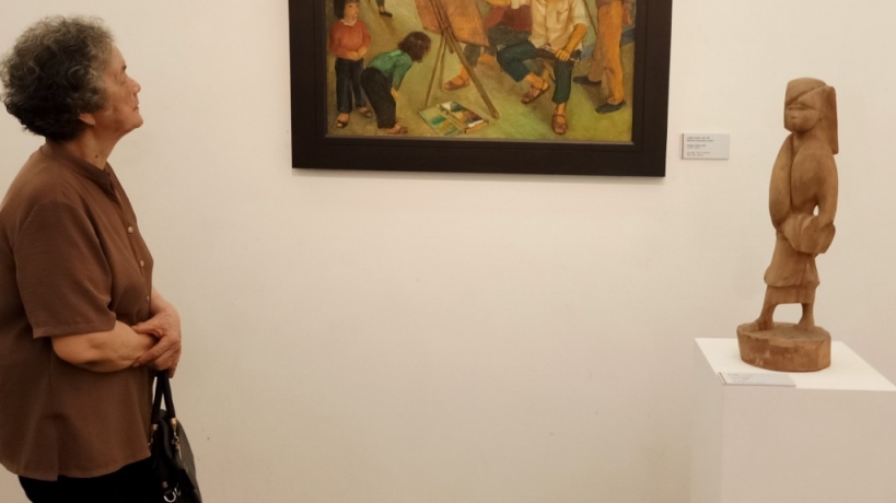 Triển lãm tranh “Truyền thống hiếu học”: Một thời gian khó và hào hùng