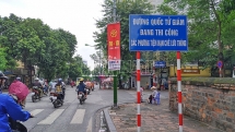 Rào chắn đường Quốc Tử Giám để làm đường sắt Nhổn-Ga Hà Nội