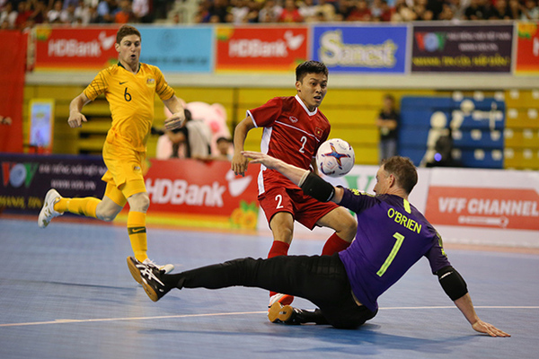 Tuyển futsal Việt Nam hạ gục Australia trận ra quân giải ĐNÁ