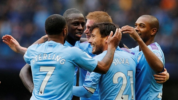 man city 3 0 aston villa dai thang ba sao doi lai ngoi nhi bang