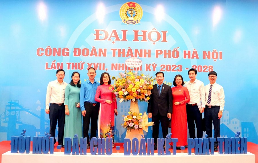 Hôm nay (16/10) diễn ra Đại hội Công đoàn thành phố Hà Nội lần thứ XVII