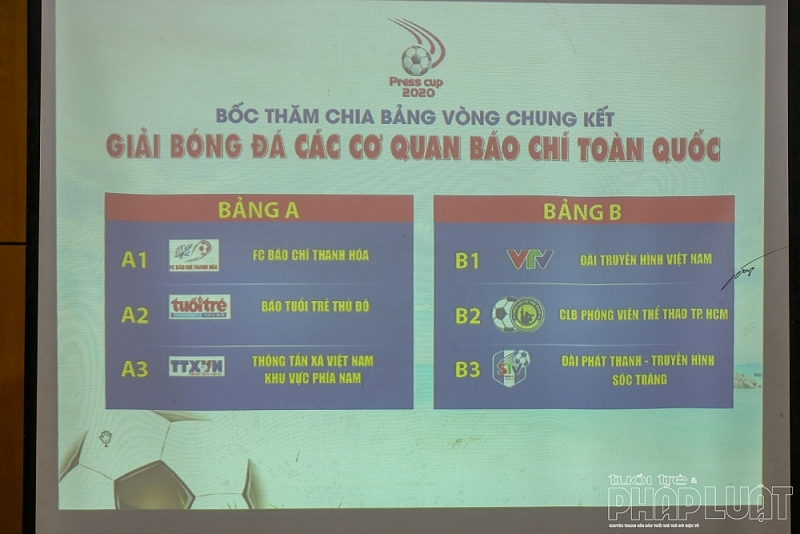 Lễ bốc thăm chia bảng vòng chung kết Press Cup 2020