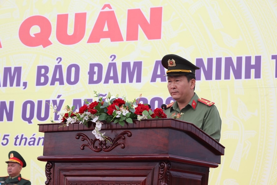 Công an Hải Dương ra quân bảo đảm an ninh trật tự Tết Nguyên đán Quý Mão 2023