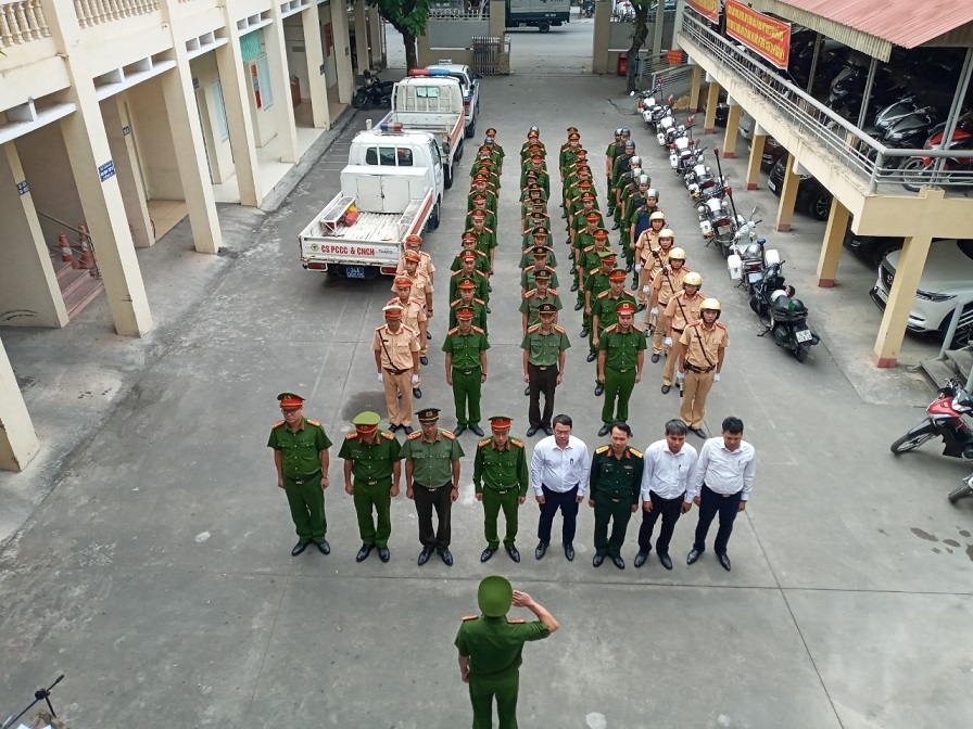 Công an Hải Dương ra quân bảo đảm an ninh trật tự Tết Nguyên đán Quý Mão 2023