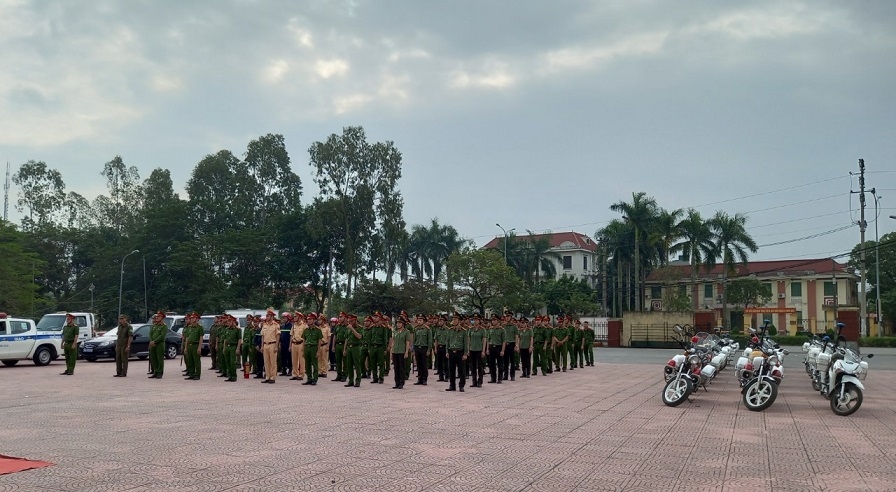 Công an Hải Dương ra quân bảo đảm an ninh trật tự Tết Nguyên đán Quý Mão 2023