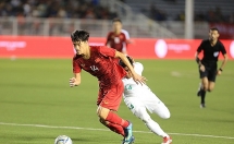 Hoàng Đức lập siêu phẩm giúp U22 Việt Nam ngược dòng giành chiến thắng trước U22 Indonesia