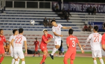 U22 Việt Nam vất vả vượt qua U22 Singapore với tỷ số 1 - 0