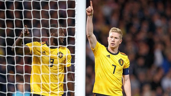 Scotland 0-4 Bỉ: De Bruyne tỏa sáng với hat-trick kiến tạo và ghi 1 bàn