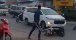 Bắt 4 nghi can trong nhóm hỗn chiến trên quốc lộ 61 làm 1 người chết