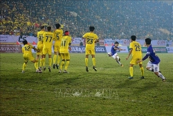 V.League 2021: Câu lạc bộ Nam Định thắng đậm Hà Nội trên sân nhà