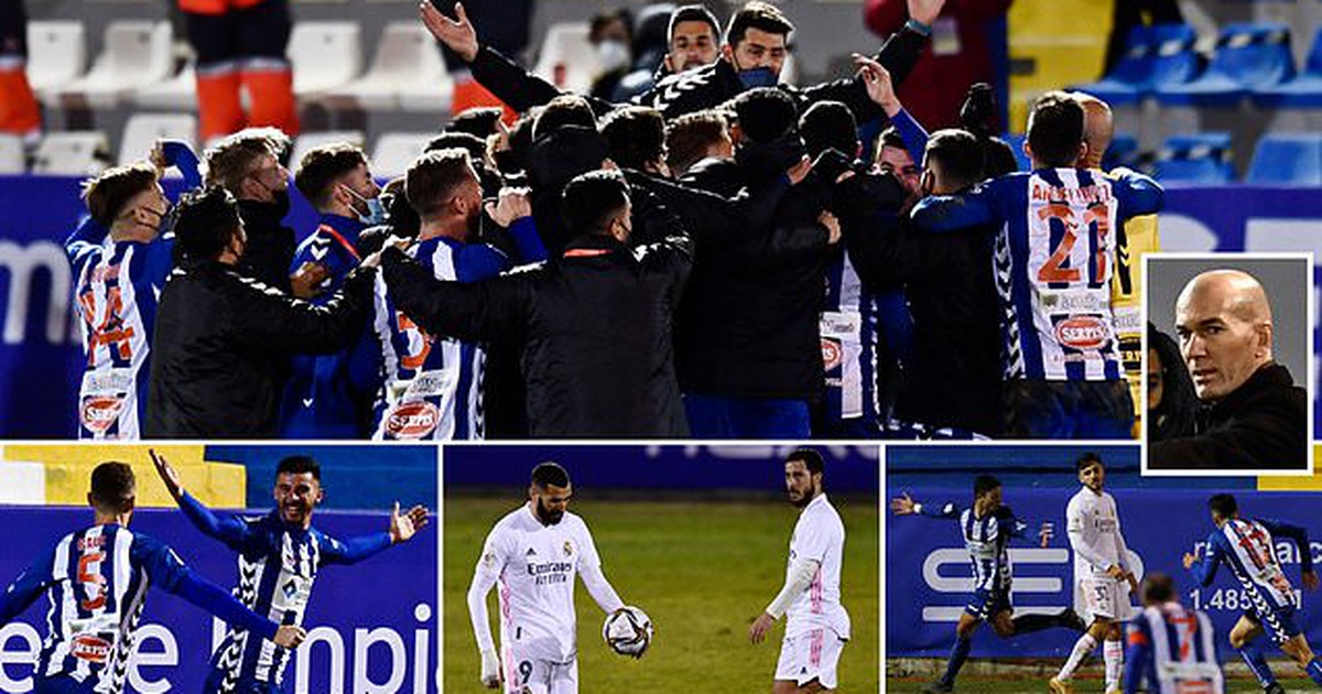 Real Madrid bị đội hạng ba loại khỏi Cúp Nhà vua