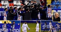 Real Madrid bị đội hạng ba loại khỏi Cúp Nhà vua