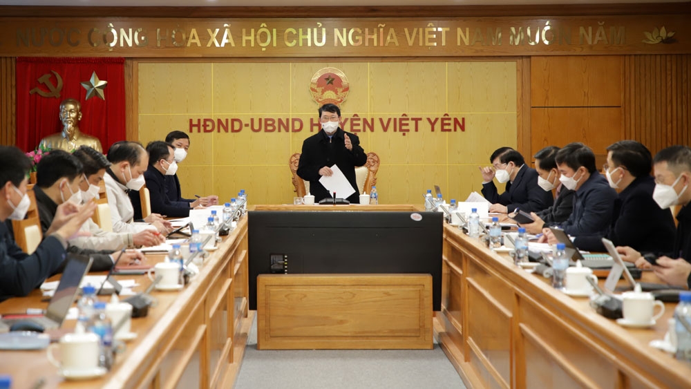 Việt Yên 6 nhiệm vụ trọng tâm để trở thành thị xã vào năm 2025