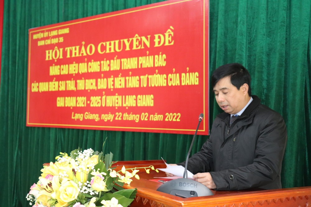 Lạng Giang - Bắc Giang: Tăng cường công tác bảo vệ nền tư tưởng của Đảng