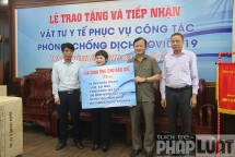 Huyện Việt Yên tiếp nhận số lượng lớn quà tặng phục vụ phòng, chống dịch bệnh Covid-19