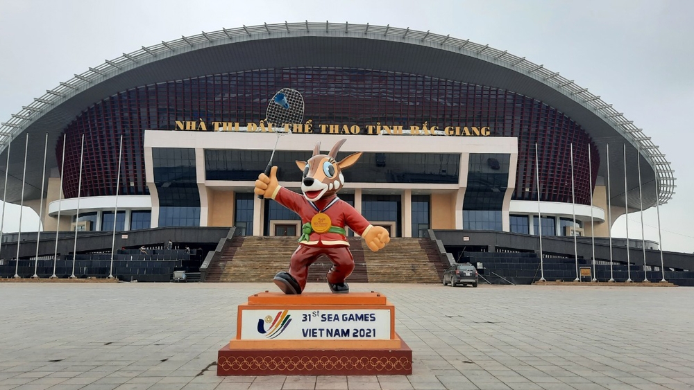 Đội tuyển cầu lông quốc gia Việt Nam tập luyện tại Bắc Giang chuẩn bị tham dự SEA Games 31