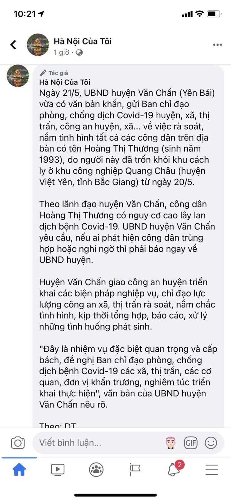 Thực hư truyện công nhân trốn cách ly tại huyện Việt Yên về quê Yên Bái