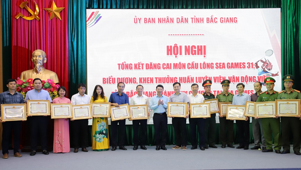Bắc Giang tôn vinh vận động viên, huấn luyện viên đạt thành tích tại SEA Games 31