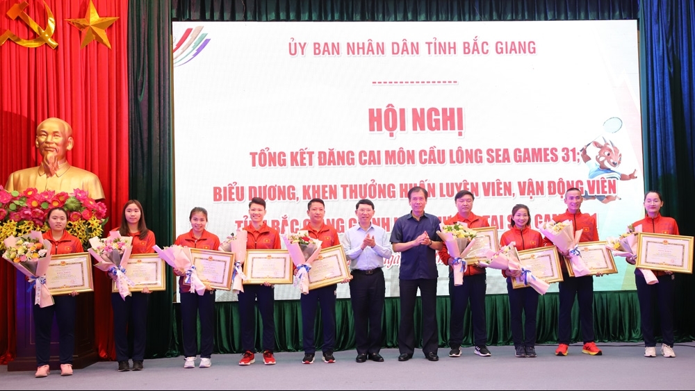 Bắc Giang tôn vinh vận động viên, huấn luyện viên đạt thành tích tại SEA Games 31