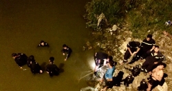 Hàng chục "người nhái" tìm kiếm nam thanh niên nhảy cầu