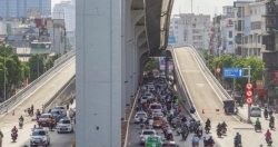 Hà Nội: Thông xe đường Vành đai 2 trên cao, phương tiện đi lại thế nào?