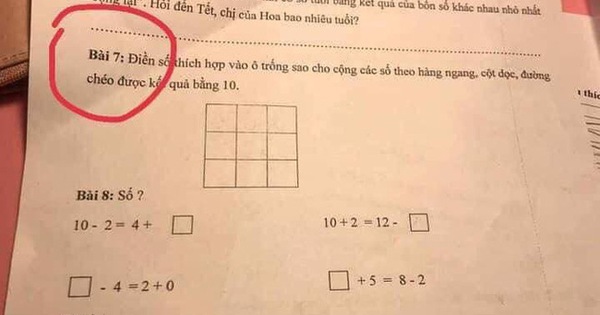 Bài toán học sinh giỏi lớp 1 khiến các "cao nhân" trên mạng tranh cãi kịch liệt