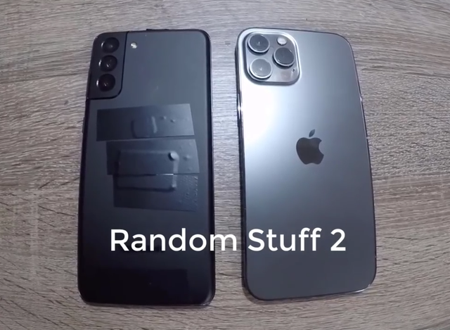 Chưa ra mắt, Galaxy S21+ đã bị lộ video so sánh với iPhone 12 Pro Max - 1