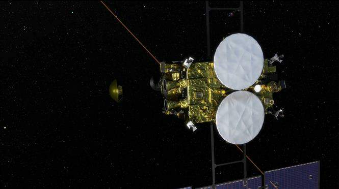 Tàu vũ trụ Hayabusa2 mang mẫu khí đầu tiên từ vũ trụ sâu thẳm về với Trái Đất