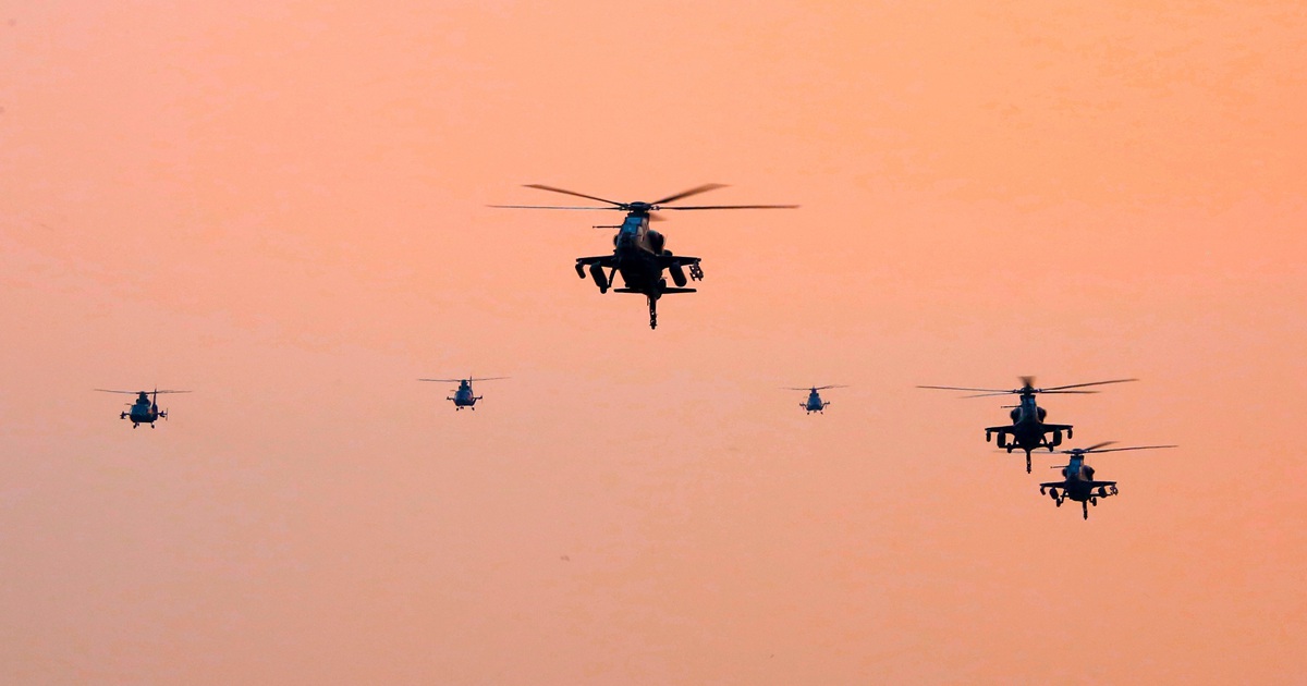 Trung Quốc điều trực thăng diễn tập đổ bộ, tấn công đảo