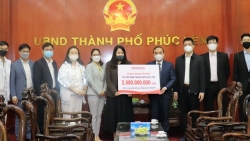 Vĩnh Phúc: Tiếp nhận ủng hộ 2,5 tỷ đồng phòng, chống dịch Covid-19 của Công ty Honda Việt Nam