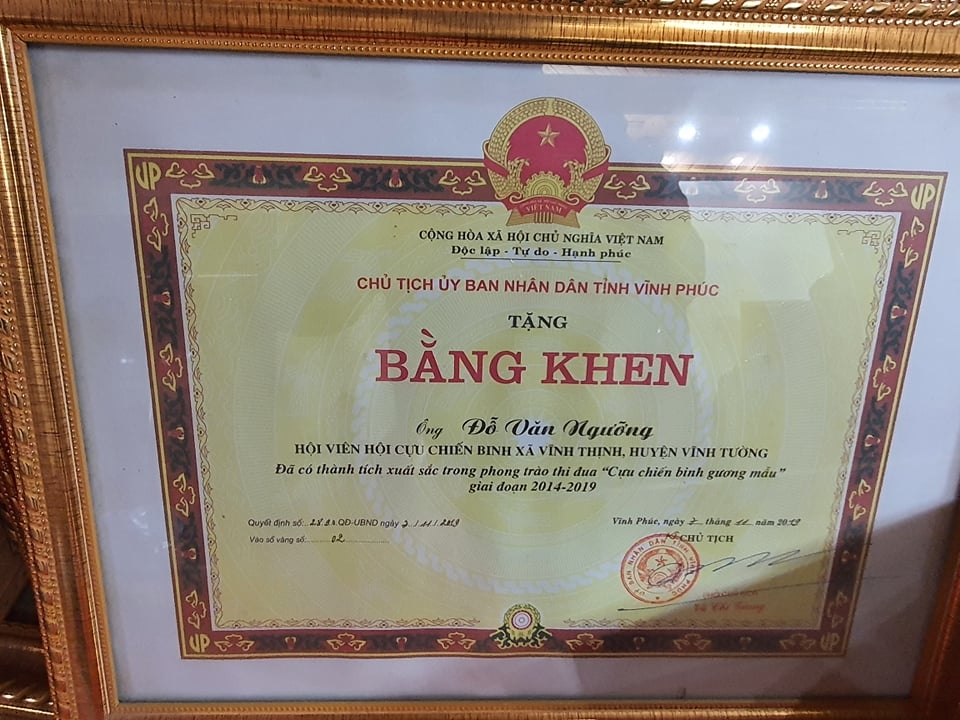 Vĩnh Phúc: Doanh nhân cựu chiến binh gương mẫu, tích cực đóng góp phát triển quê hương