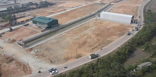 Dự án Cụm công nghiệp làng nghề Minh Phương đang được Chủ đầu tư tiếp tục xây dựng cơ sở hạ tầng