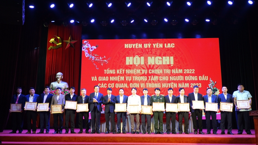 Yên Lạc (Vĩnh Phúc): Phấn đấu hoàn thành đạt và vượt các chỉ tiêu giao năm 2023