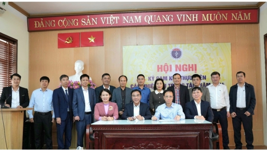 Sở Y tế Vĩnh Phúc: Ký cam kết thực hiện các nhiệm vụ trọng tâm năm 2024