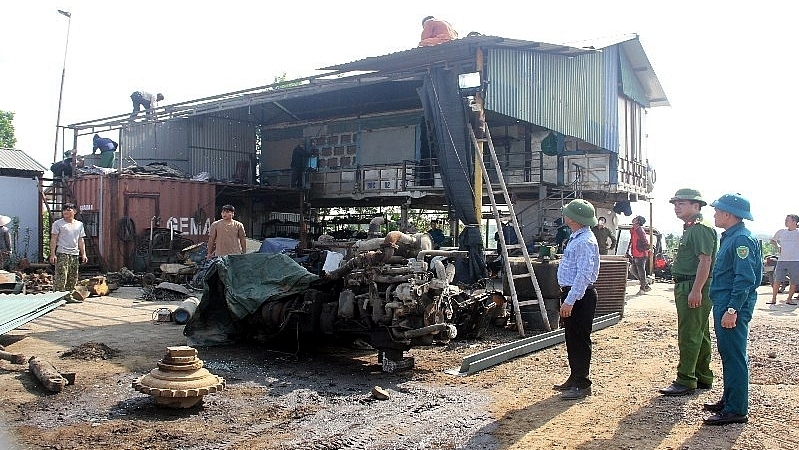 Yên Lạc - Vĩnh Phúc: Xã Trung Nguyên quyết liệt xử lý vi phạm đất đai