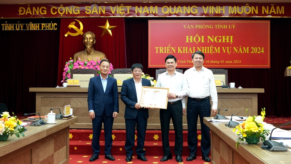 Văn phòng Tỉnh ủy Vĩnh Phúc: Phát huy mạnh mẽ vai trò tham mưu