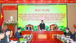 Thảo luận, bỏ phiếu đề nghị xét công nhận huyện Yên Lạc đạt chuẩn NTM nâng cao