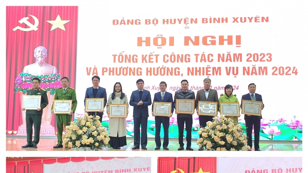 Vĩnh Phúc: Huyện Bình Xuyên quyết tâm hoàn thành các mục tiêu năm 2024